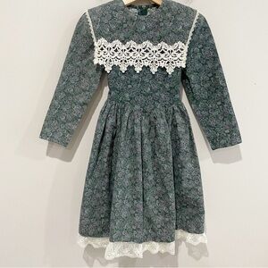 Vintage Jessica McClintock Gunne Sax Prairie Dress Cottagecore Size 7